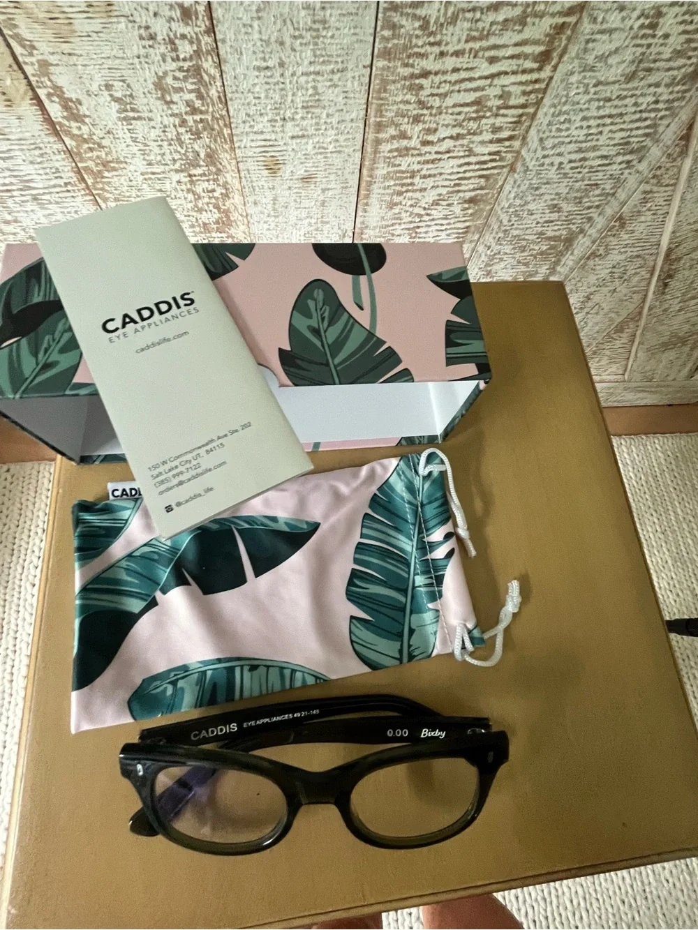 Caddis Green Rectangular Eyeglasses - Reading- new in box!